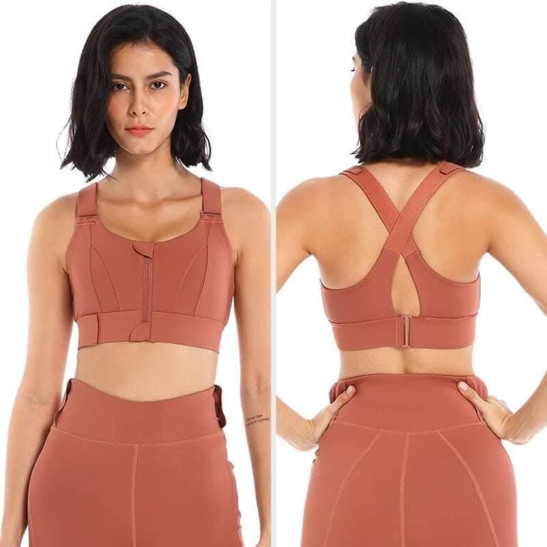 Sports Bra -Adjustable Sports Bra with zipper
