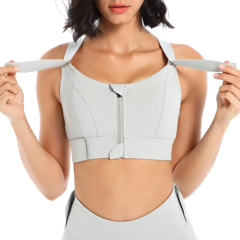 Sports Bra -Adjustable Sports Bra with zipper