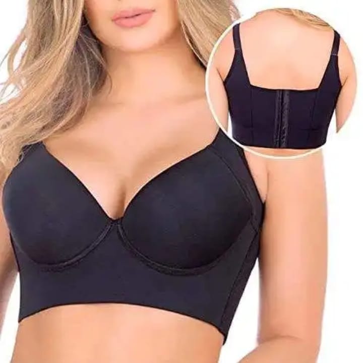 Black fat and side fat hide bra for saggy breast.